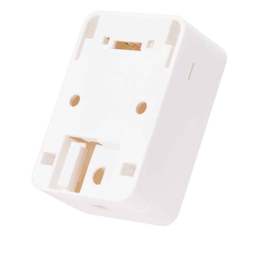 Корпус розетки Maxicord 1 порт, настенный белый